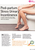Motherhood, Postpartum stress urinary incontinence