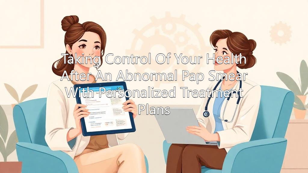 Taking Control Of Your Health After An Abnormal Pap Smear With Personalized Treatment Plans